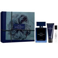 Подарочный набор "For Him Bleu Noir Triple Luxury Experience" (парфюмерная вода, шампунь-гель для душа)