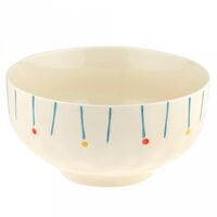 Салатник фарфоровый "Карусель" (1,68 л; кремовый)