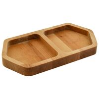 Менажница деревянная "Твин" (100х185х18 мм)