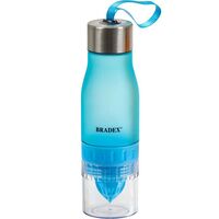 Бутылка для воды с соковыжималкой "Bradex" (600 мл; голубая)