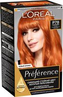 Краска для волос "Preference" тон: Р78, очень интенсивный медный