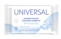 Влажные салфетки "Pure Water" (15 шт.)