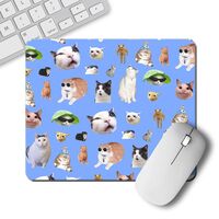 Коврик для мыши "Мемные коты" (арт. 8158)