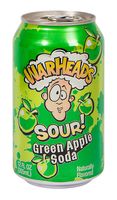 Напиток газированный "Warheads Sour! Green apple soda" (355 мл)