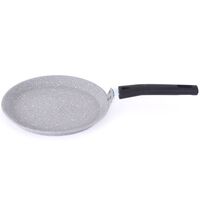 Сковорода блинная алюминиевая 22 см "Мрамор светлый"
