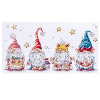 Набор для вышивания "Рождественские гномы" (215х365 мм)
