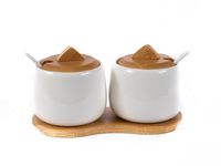 Набор банок фарфоровых "Naturel" (2 предмета; 400 мл)