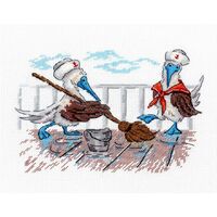 Набор для вышивания "Наводим чистоту" (120х170 мм)