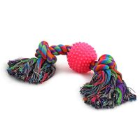 Игрушка для собак "Верёвка" (31 см; 2 узла и мяч)