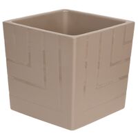 Цветочный горшок "Квадро" (6,6 л; фраппе)