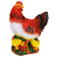 Фигура садовая "Курица, рыжий"