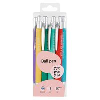 Набор ручек шариковых синих "Motivation" (0,7 мм; 8 шт.)