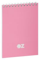 Малый блокнот "OZ" (А6, розовый)
