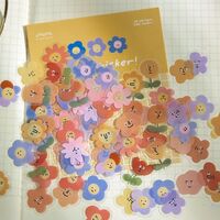 Набор наклеек для скрапбукинга "Flower mood" (100 шт.)