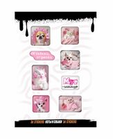 Набор 3D наклеек "Коты и собаки"