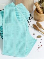 Полотенце вафельное (100х150 см; ментоловый)