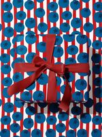 Бумага упаковочная "Голубика" (67х100 см)