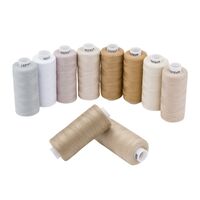 Набор швейных ниток 40/2 "Бежевый микс" (365 м; 10 шт.)