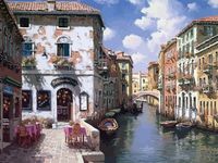 Картина по номерам "Венецианские дома" (400х500 мм)