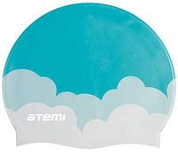 Шапочка для плавания (голубая; облака; арт. PSC413)