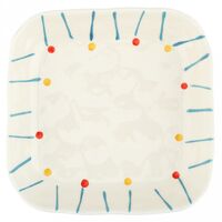 Тарелка глубокая фарфоровая "Карусель" (450 мл)