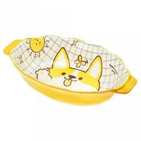 Блюдо-шубница фарфоровое "Просыпайся" (235х145х54 мм)