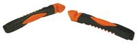 Накладки тормозные для велосипеда "ABS-01VСR" (чёрно-оранжевые; 72 мм)