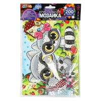 Алмазная вышивка-мозаика "Кристальная мозаика. Еноты"