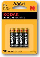 Батарейка LR03-4BL XTRALIFE [K3A-4] /150 (4 шт.)