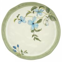 Тарелка мелкая фарфоровая "Жимолость" (230 мм)