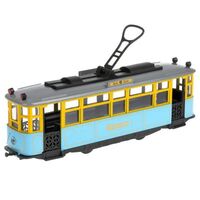 Машинка инерционная "Ретро-трамвай" (синий)