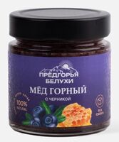 Мёд натуральный горный "Разнотравье с черникой" (240 г)