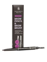 Карандаш для бровей "Brow pencil" тон: 03, тёмно-коричневый