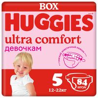 Подгузники "Huggies Ultra Comfort 5. Girl" (12-22 кг; 84 шт.)