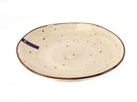 Тарелка десертная керамическая "Хорека" (210 мм; графит)