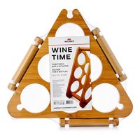 Подставка для бутылок бамбуковая "Wine Time" (360х170х310 мм)