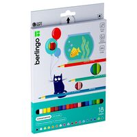 Набор карандашей цветных "SuperSoft. Жил-был кот" (18 цветов)