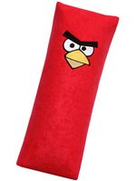 Подушка на ремень безопасности автомобиля "Мatex. Birds" (красно-серая)