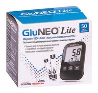 Тест-полоски для определения уровня глюкозы в крови GluNEO Lite (в упаковке по 50 шт.)