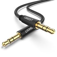 Кабель 3.5mm Male to 3.5mm Male Cable Gold Plated Metal Case