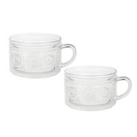 Набор кружек "С узором" (2 шт.; 400 мл)