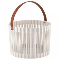 Корзина для хранения "Белый лебедь" (25х18 см; белый)