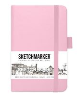 Скетчбук "Sketchmarker" (90х140 мм; розовый)