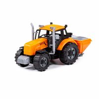 Машинка инерционная "Трактор сельскохозяйственный" (оранжевый)