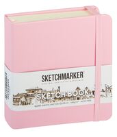 Скетчбук "Sketchmarker" (120х120 мм; розовый)