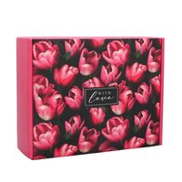Подарочная коробка "Тюльпаны" (27х21х9 см)