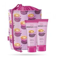 Подарочный набор "Cappuccino Set" (сумка-мешок, молочко для душа, крем для тела)