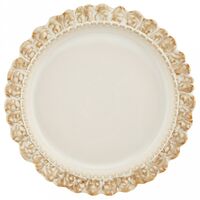 Тарелка мелкая фарфоровая "Янтарь" (275 мм)