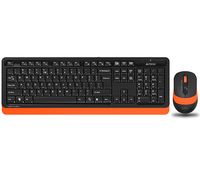 Беспроводной набор A4Tech Fstyler FG1010 (чёрно-оранжевый; мышь, клавиатура)