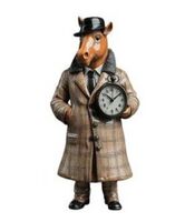 Ёлочная игрушка "Конь в пальто"